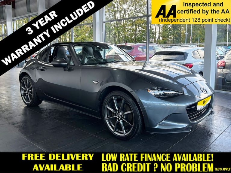 2017 Mazda MX-5 RF 2.0 SKYACTIV-G Sport Nav Convertible 2dr Petrol Manual Euro 6 (160 ps) F/S/ Co...