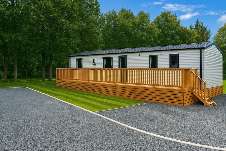 The Willerby Manor  in Peebles, Scottish Borders  - Lodge / Caravan 