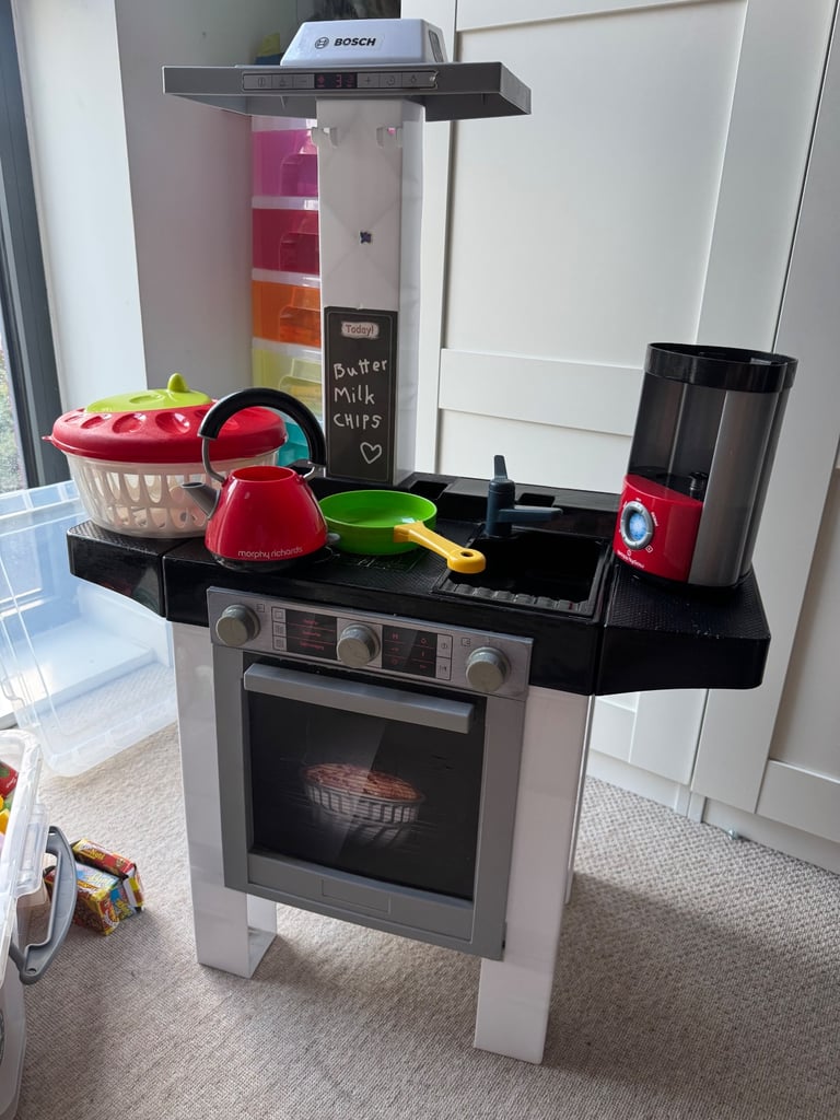 image for Kids toys kitchen with kitchen toy accessories 