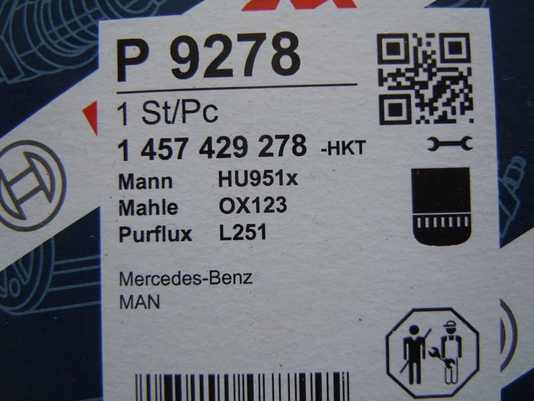 Mercedes Benz E300TD W210 606 engine  Fit other models too service Fuel and oil filter