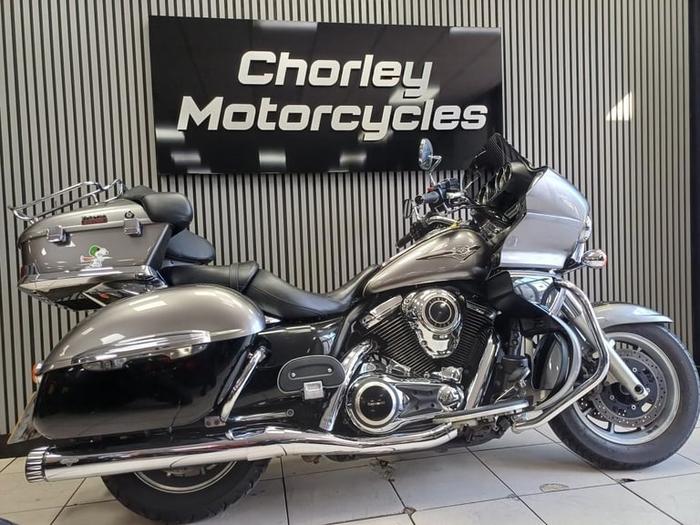 2014-64 Kawasaki VN1700 Voyager custom cruiser tourer adventureb in grey, Ful...