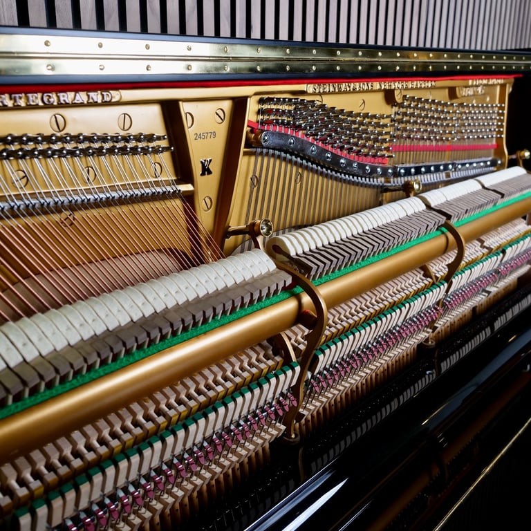Fully Restored Steinway & Sons Model K Upright Piano Black | Delivery, Stool, Tuning, Warranty