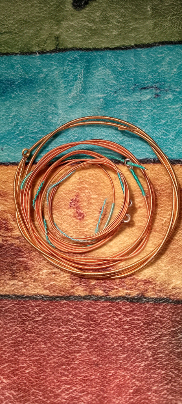 Fender Phosphor Bronze Bass Strings.