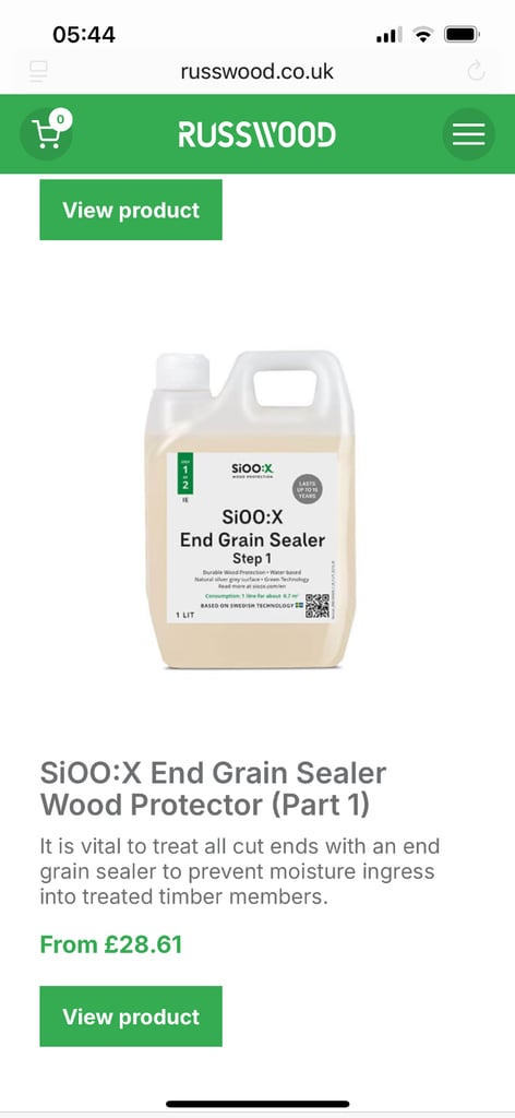 SiOO:X wood protector and KompeFix ventilation strip