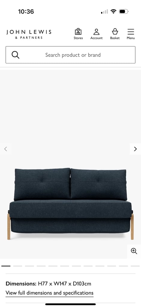John Lewis Sofa Bed