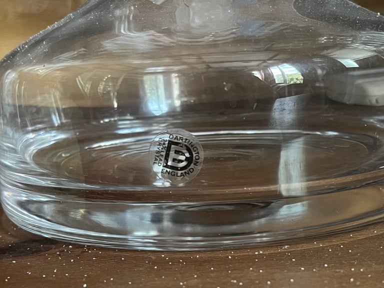 Wine / Spirit Decanter / Darlington England 24% Lead Crystal