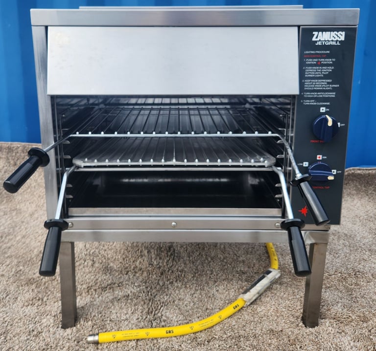 image for Zanussi Salamander Jet Grill And Bench Stand