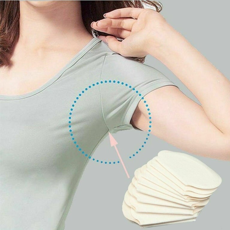 image for 30 pairs disposable underarm sweat pads, stops embarrassing sweat marks