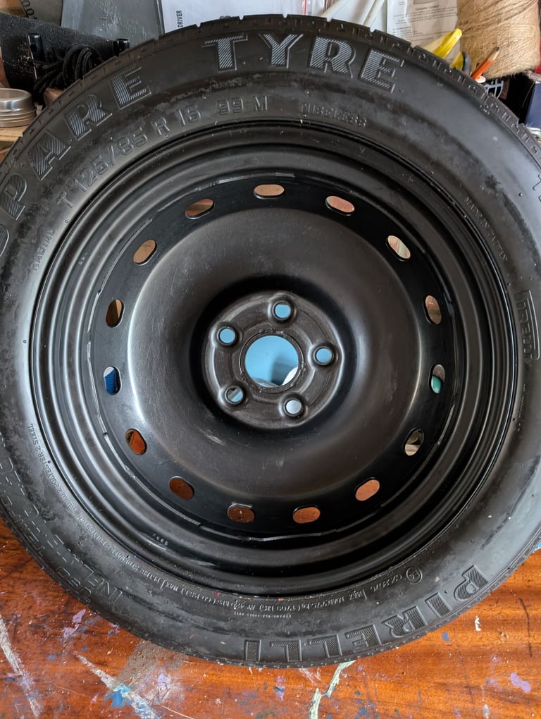 16" space saver tyre and tools