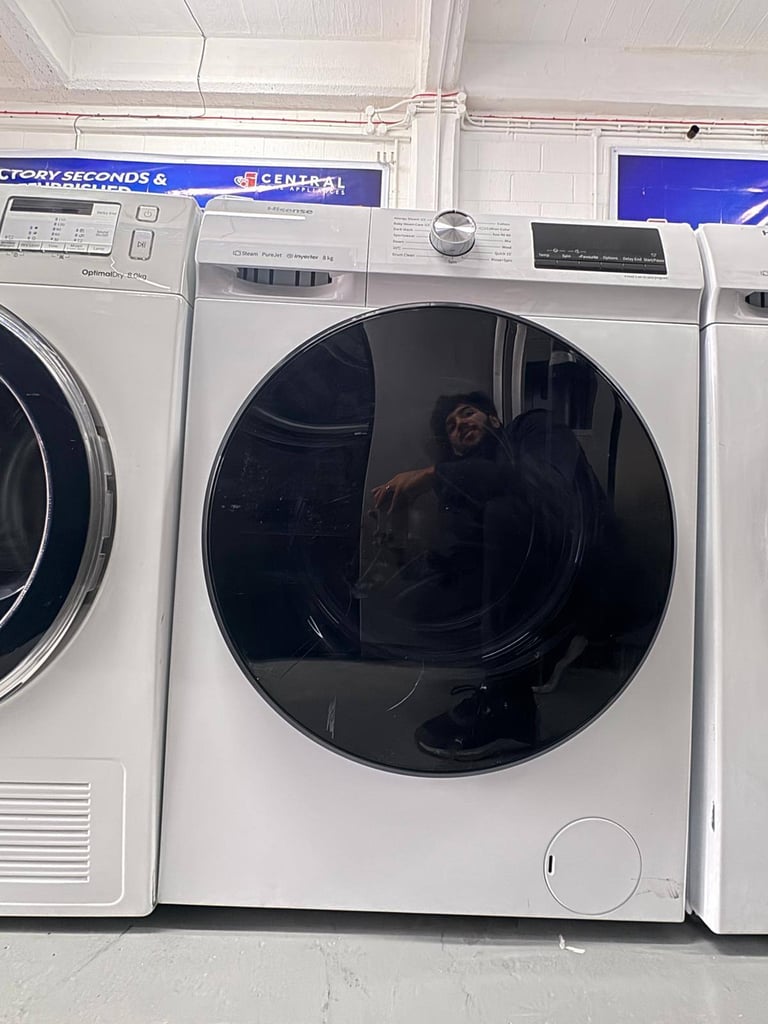 image for Hisense 8kg 1400 Spin Washing Machine – Free Same Day Delivery