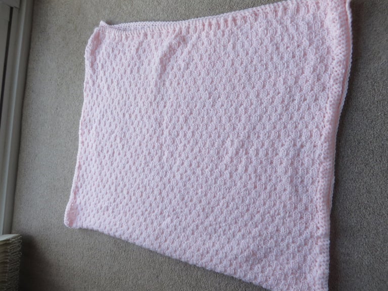 image for Baby shawls NEW £10 each 1 pink and 1 mint green  30/50 inches large