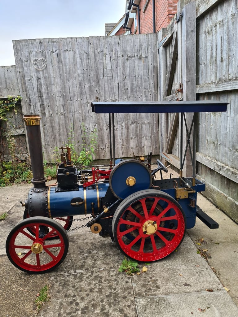For sale live steam traction engine 