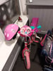 Disney princess bike with helmet 
