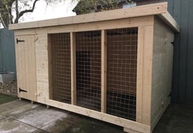 DOG KENNEL AND RUN BRAND NEW XXL HEAVY DUTY SAME DAY DELIVERY/FITTING!