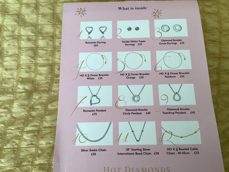 Hot Diamonds 12 days of Xmas Advent Calendar