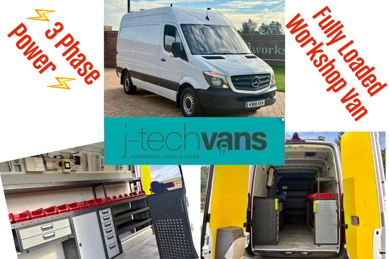 image for 2018 Mercedes-Benz Sprinter Mwb Van***HGV / Workshop Van / Plant Fitter / Welder Van*** PANEL VAN...