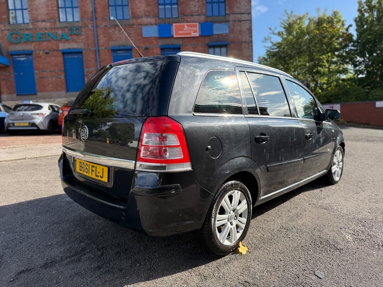 Vauxhall, ZAFIRA, MPV, 2011, Manual, 1686 (cc), 5 doors