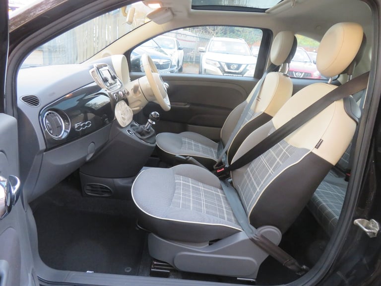 2015 Fiat 500 1.2 Lounge 3dr HATCHBACK Petrol Manual