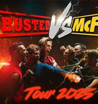 x3 Busted vs McFly Tickets Glasgow Ovo 3rd November 2025