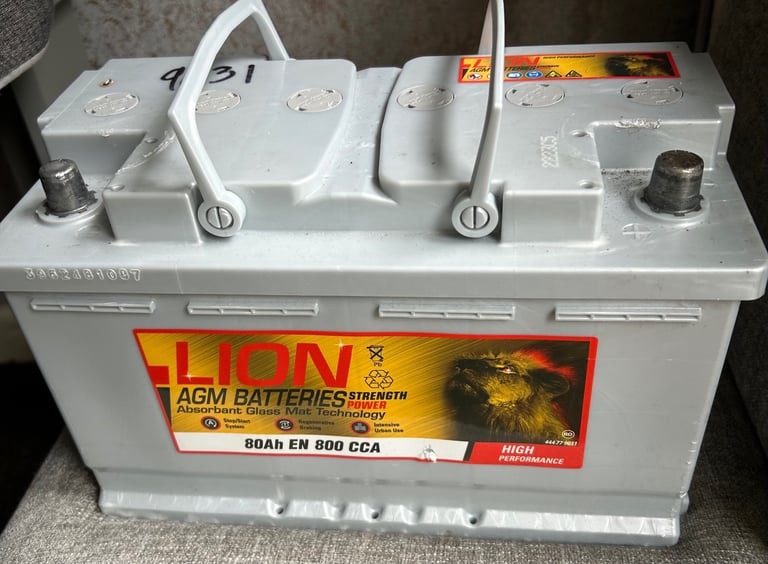 80AH AGM Car Battery 