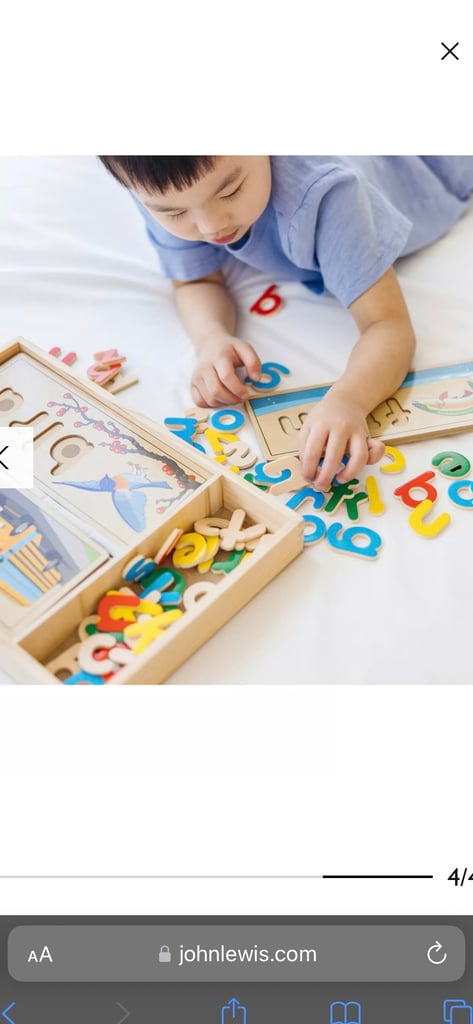 Melissa & Doug See & Spell Wooden Learning Toy