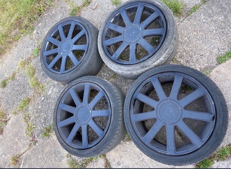 image for 18” Audi TT Style Alloy Wheels Alloys With Tyres Volkswagen Vw T4 5x112 Multifit