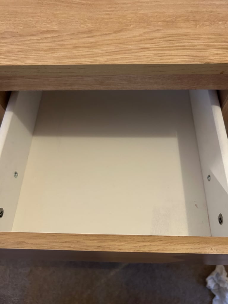 2 drawer bedside table 