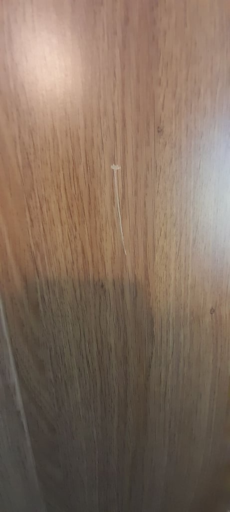 Cot - changing table - wardrobe