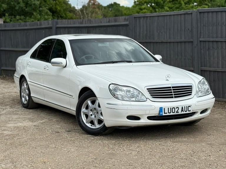 2002 Mercedes-Benz S-Class S320 4dr Auto VERY LOW MILES + IMPORT + 1 OWNER + CLEAN CAR Saloon Pet...
