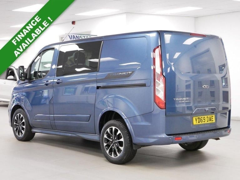 2020 FORD TRANSIT CUSTOM 320 2.0 EBL 185 SWB SPORT AUTO CREW 5 SEAT ( NO VAT )