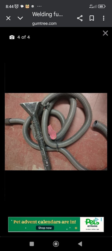 Welding fume extraction unit 