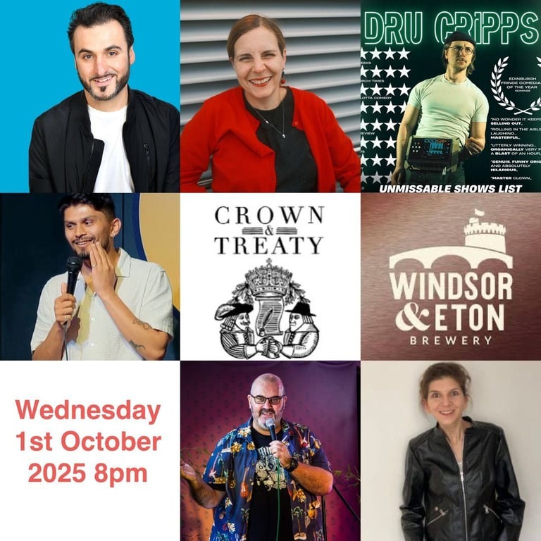 COMEDY LINE-UP :  PATRICK MONAHAN, DRU CRIPPS , JANEY C AND MORE....
