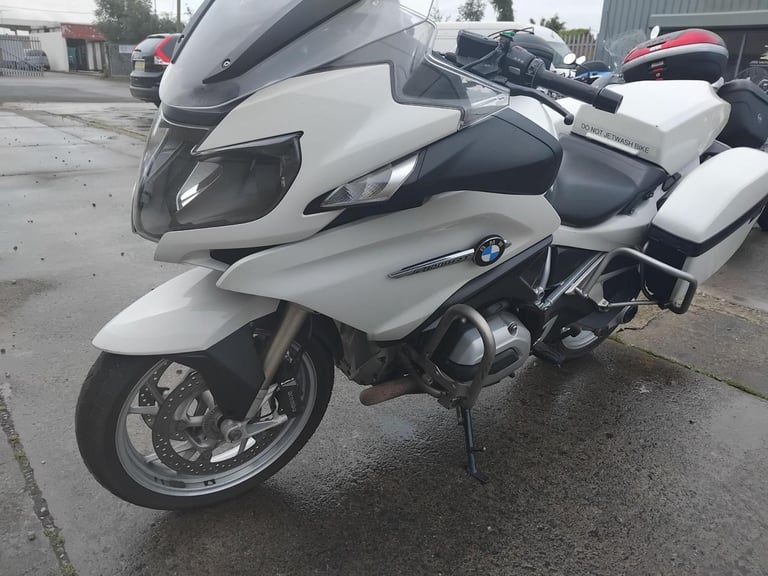 2015 15 BMW R1200RT LC EX POLICE WHITE FSH R 1200 RT LIQUID COOLED