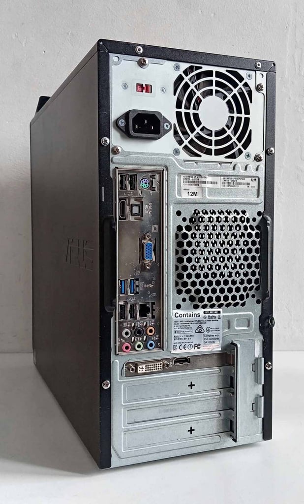 Gaming PC + 16 Games + R7 240 (i5, Fortnite, Red Dead, GTA 5, Silksong, Video Editing, Computer, PC