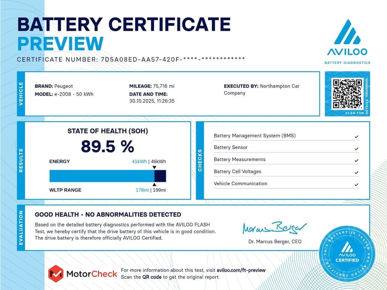 2020 Peugeot E-2008 50kWh GT Auto 5dr HATCHBACK Electric Automatic