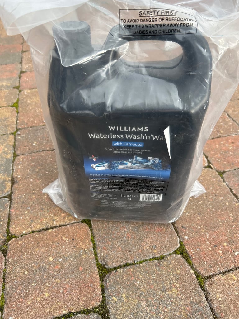 Williams waterless wash and wax with carnuba
