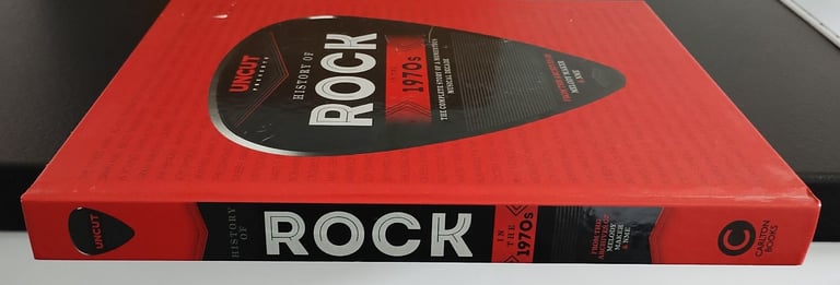 UNCUT PRESENTS THE HISTORY OF ROCK 1970'S HARDBACK BOOK