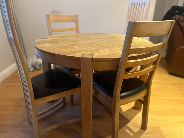 Dinning room table and chairs. 