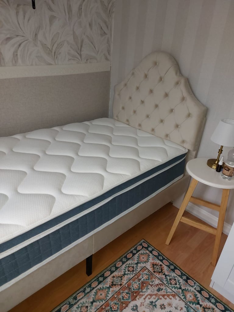 Single bed with mattress for sale 