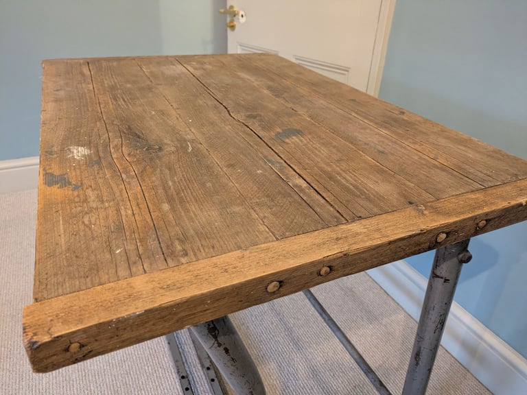 Industrial style solid desk / dressing table