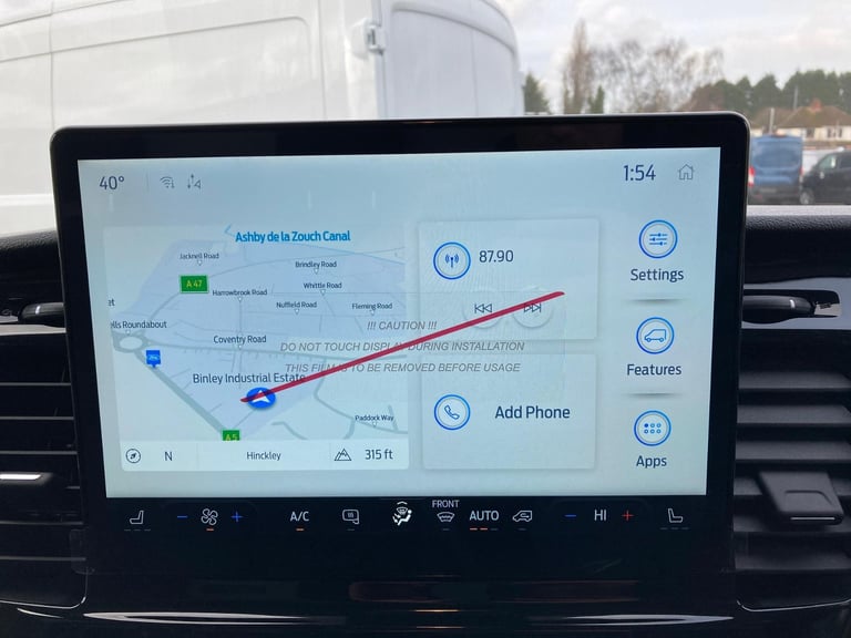 BRAND NEW ELECTRIC Ford E-Transit Trend Van 1.7 68kwh 184ps AUTO Moondust Silver