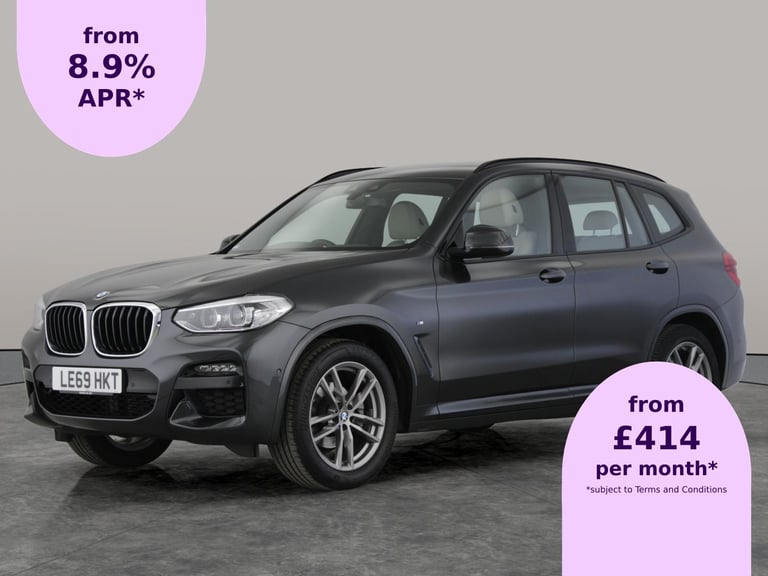 image for 2020 BMW X3 xDrive20d M Sport 5dr Step Auto [Tech Pack] - PRO NAV - AUTO PARK - REVERSE Suv Diese...