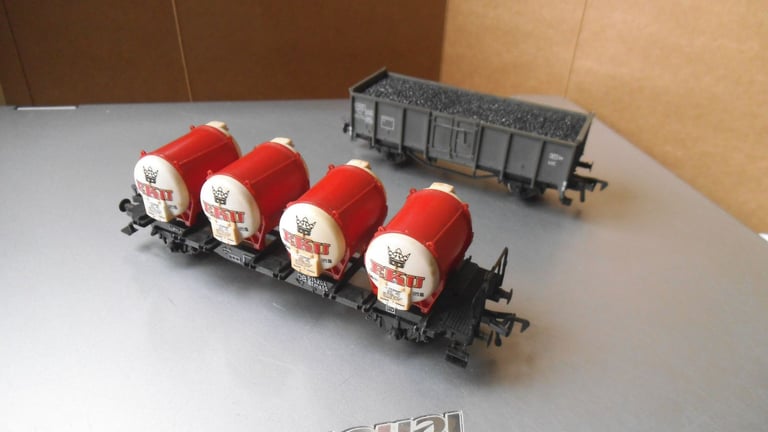 image for Fleischmann ho gauge wagons x2