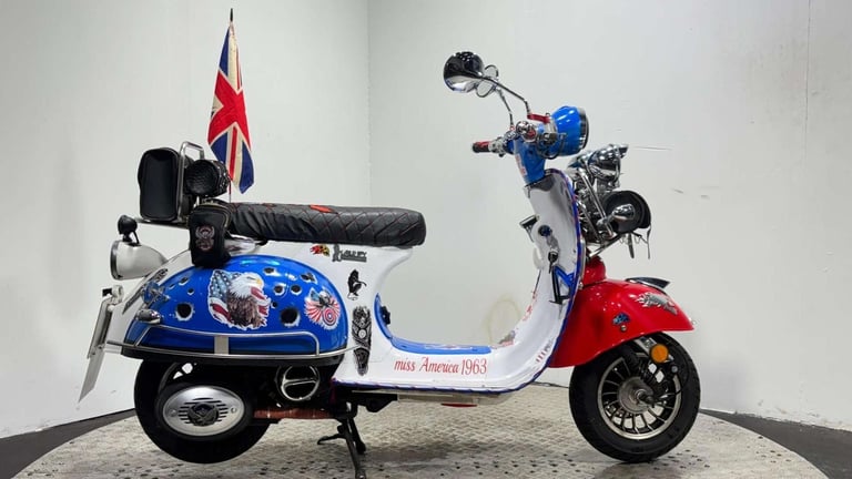 Ajs MODENA 2015 2K CUSTOM PAINT SCOOTER 50CC RUNNING PROJECT