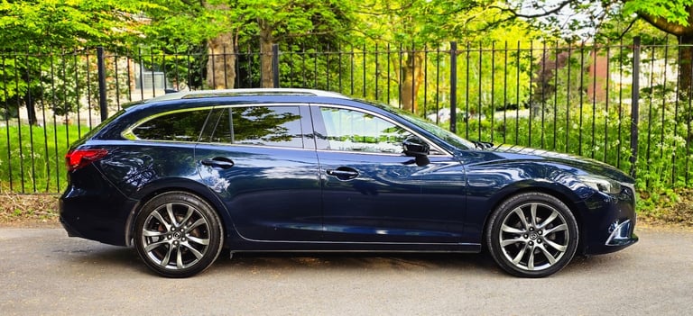 2015 MAZDA 6 2.2D (175 BHP) SPORT NAV ESTATE AUTOMATIC + EURO 6 + LEATHER + FSH 