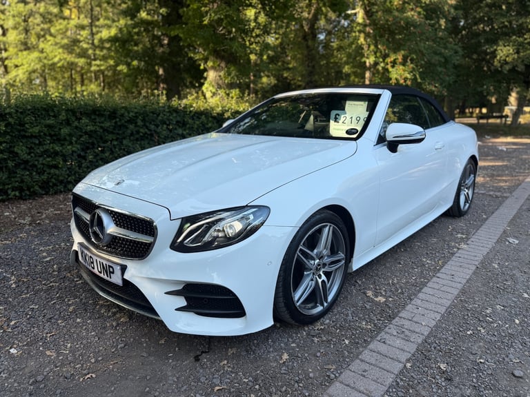2018 Mercedes-Benz E-Class E220d AMG Line 2dr 9G-Tronic CONVERTIBLE Diesel Automatic