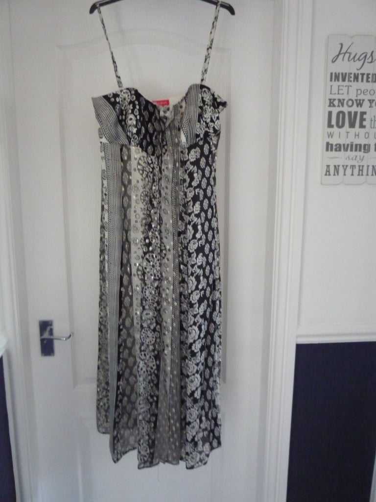 image for Black and White Pattern Party Dress 