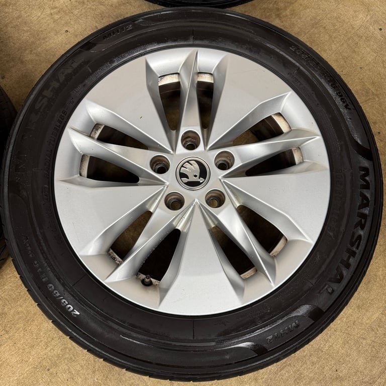 16'' GENUINE SKODA OCTAVIA MK4 WHEELS TYRES ALLOYS