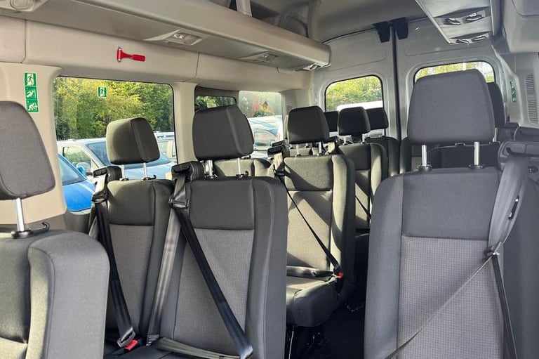 2025 Ford Transit 460 Leader L4 H3 ELWB High Roof 17 Seat Minibus RWD 2.0 EcoBlue 165ps, PRIV Min...