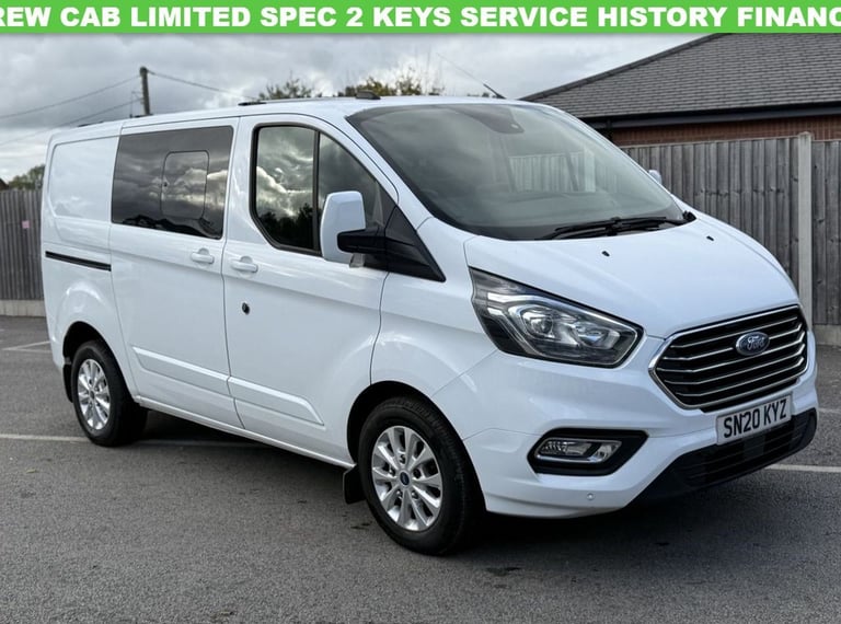 2020 Ford Transit Custom 2.0 300 EcoBlue Limited Crew Van Double Cab 5dr Diesel Manual L1 H1 Euro...